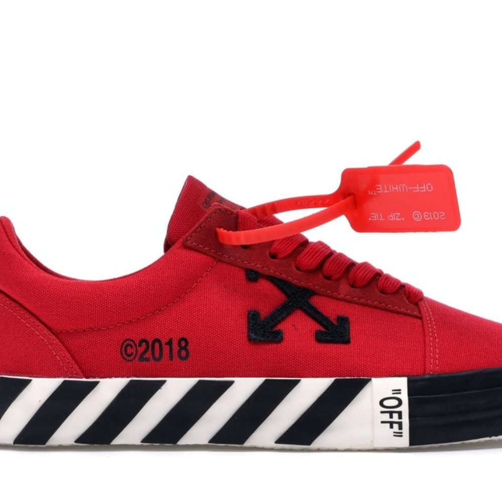OFF-WHITE Vulc Low Red